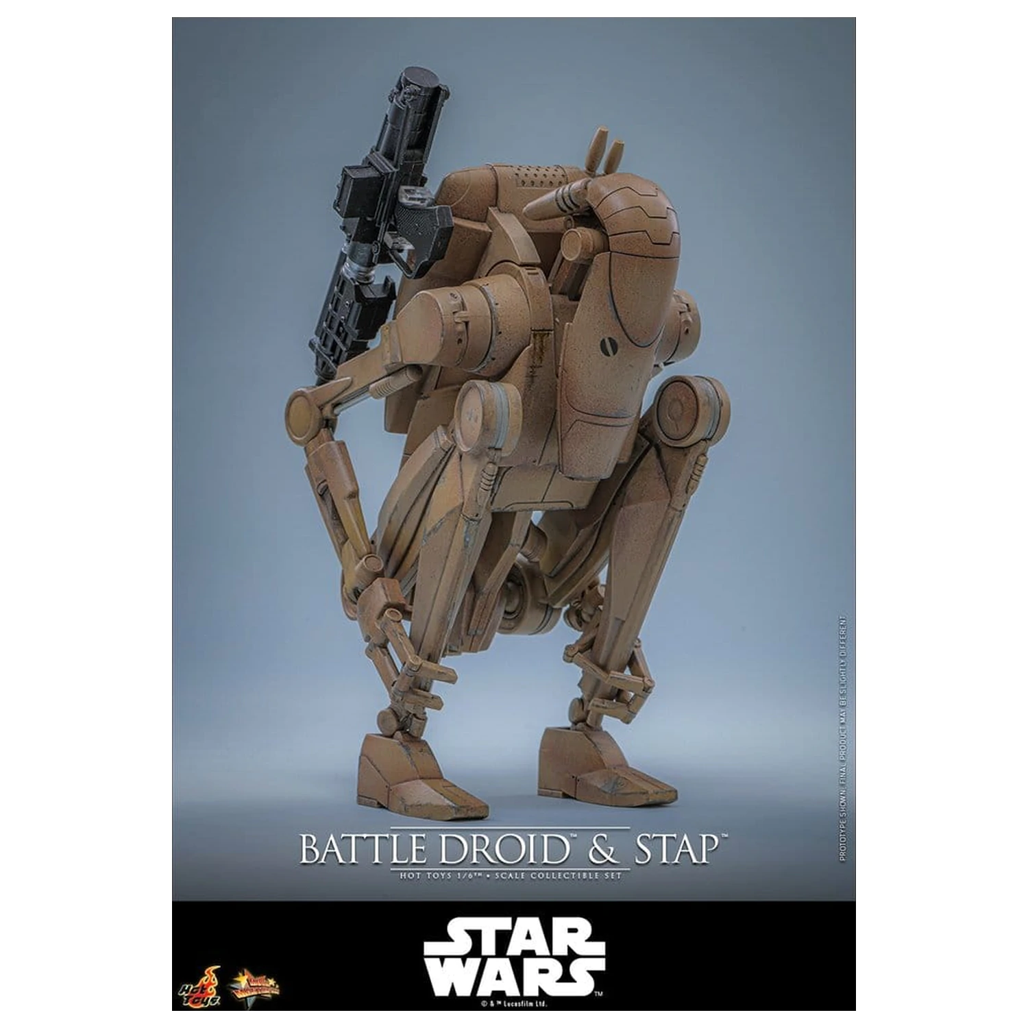 Star Wars: The Phantom Menace Movie Masterpiece Action Figure Set 1/6 Battle Droid & STAP 32 cm product photo