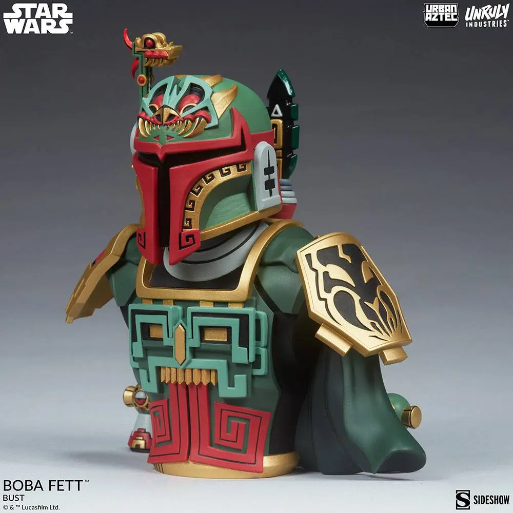 Star Wars Urban Aztec Vinyl Bust Boba Fett by Jesse Hernandez 20 cm product photo