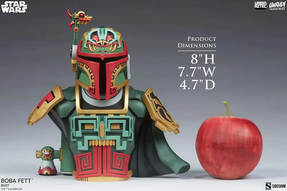 Star Wars Urban Aztec Vinyl Bust Boba Fett by Jesse Hernandez 20 cm product photo