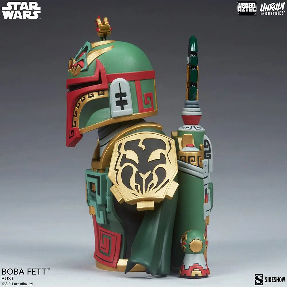 Star Wars Urban Aztec Vinyl Bust Boba Fett by Jesse Hernandez 20 cm product photo