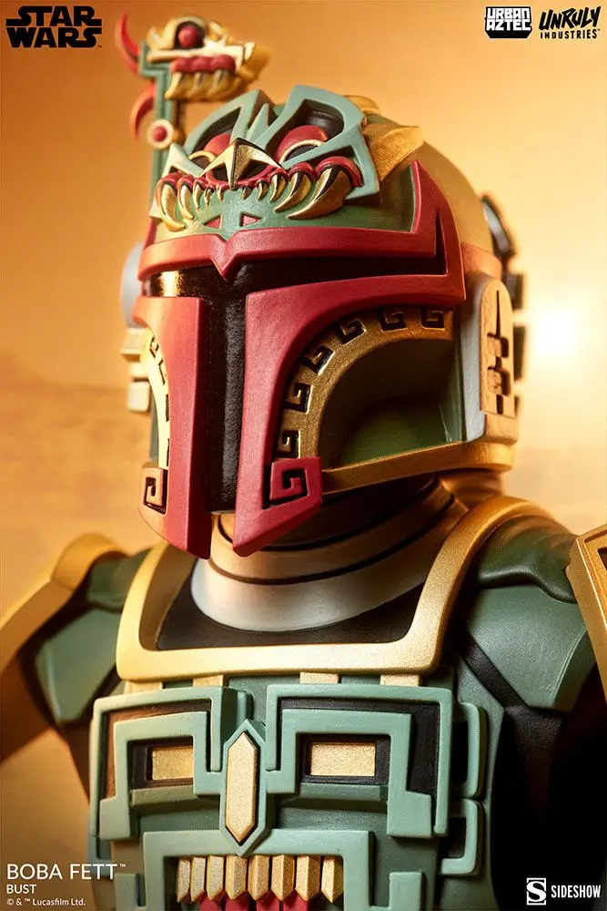 Star Wars Urban Aztec Vinyl Bust Boba Fett by Jesse Hernandez 20 cm product photo