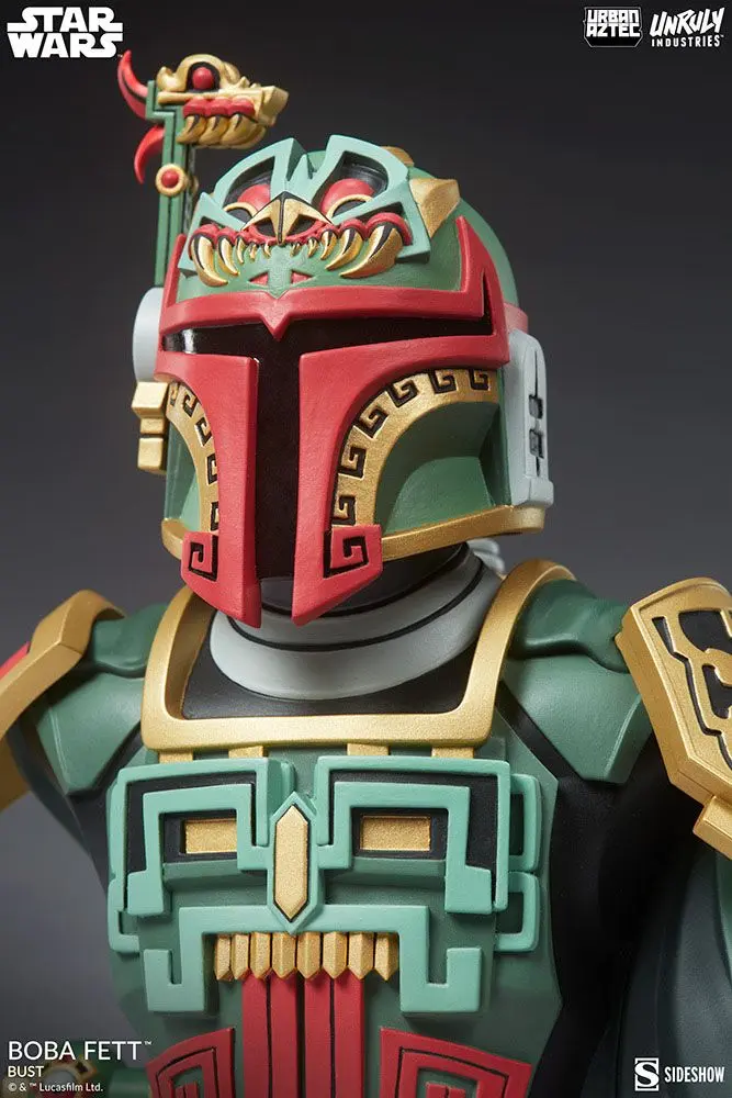 Star Wars Urban Aztec Vinyl Bust Boba Fett by Jesse Hernandez 20 cm product photo