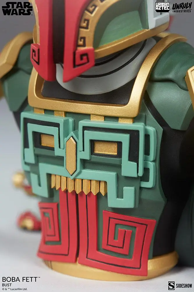 Star Wars Urban Aztec Vinyl Bust Boba Fett by Jesse Hernandez 20 cm product photo