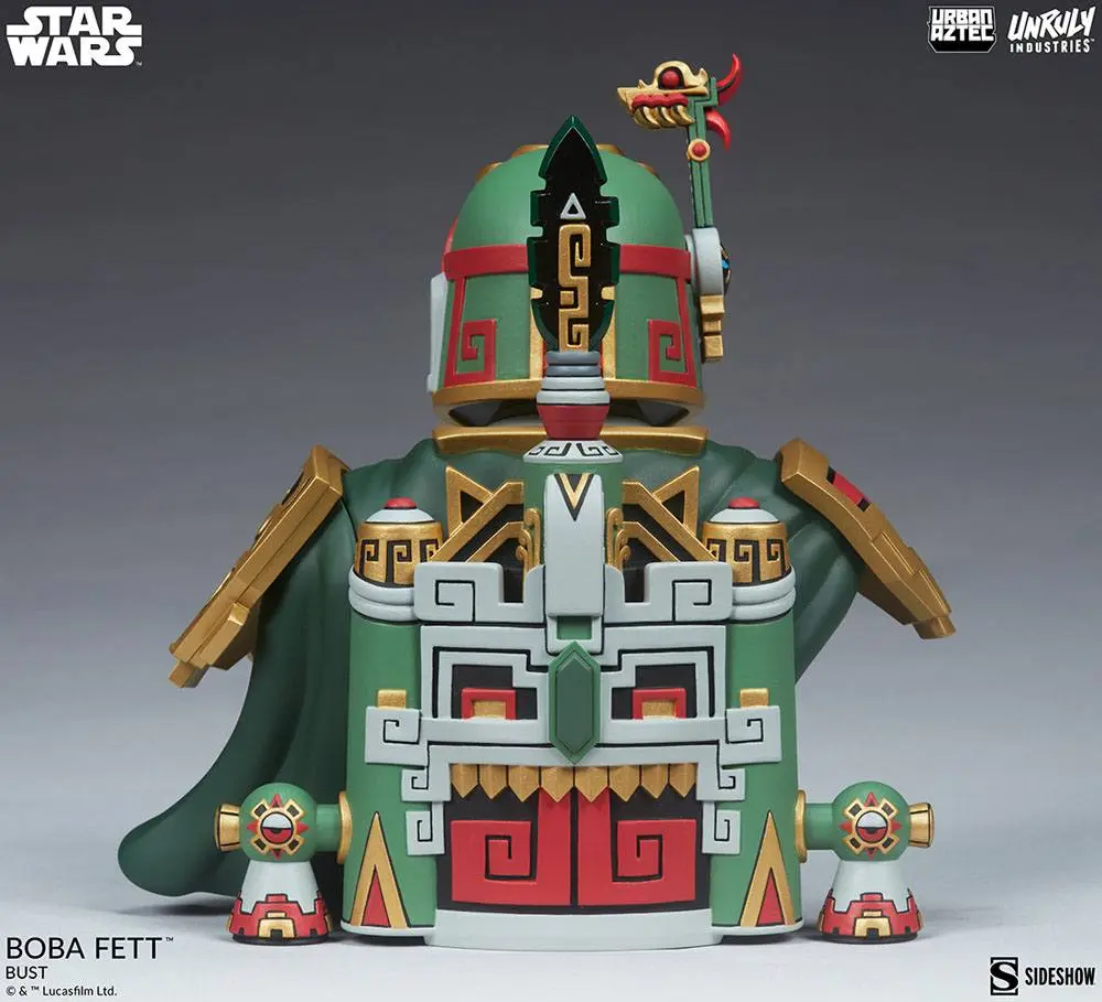 Star Wars Urban Aztec Vinyl Bust Boba Fett by Jesse Hernandez 20 cm product photo