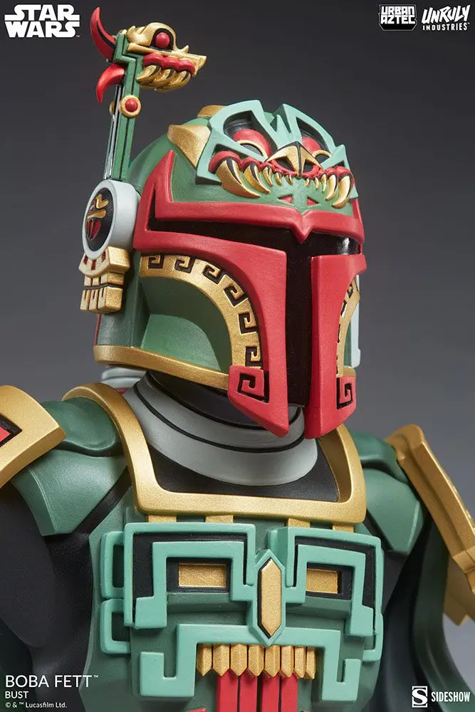 Star Wars Urban Aztec Vinyl Bust Boba Fett by Jesse Hernandez 20 cm product photo