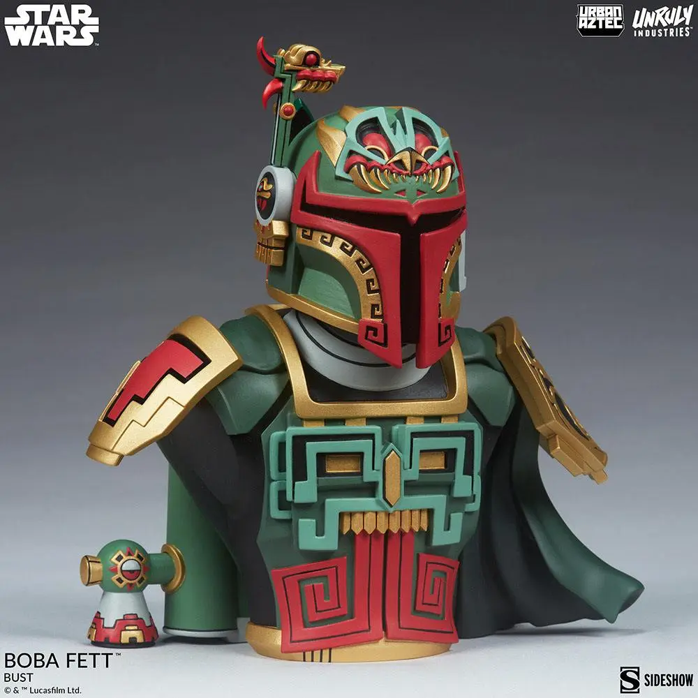 Star Wars Urban Aztec Vinyl Bust Boba Fett by Jesse Hernandez 20 cm product photo