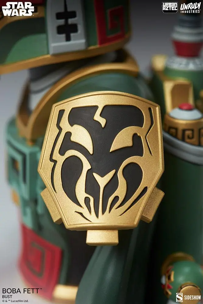 Star Wars Urban Aztec Vinyl Bust Boba Fett by Jesse Hernandez 20 cm product photo
