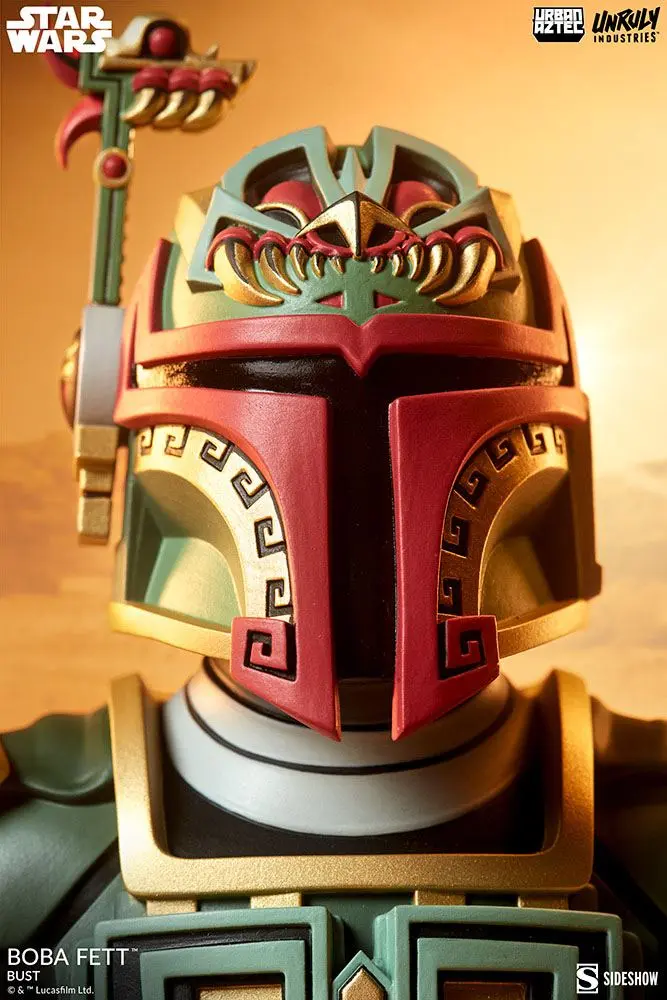 Star Wars Urban Aztec Vinyl Bust Boba Fett by Jesse Hernandez 20 cm product photo