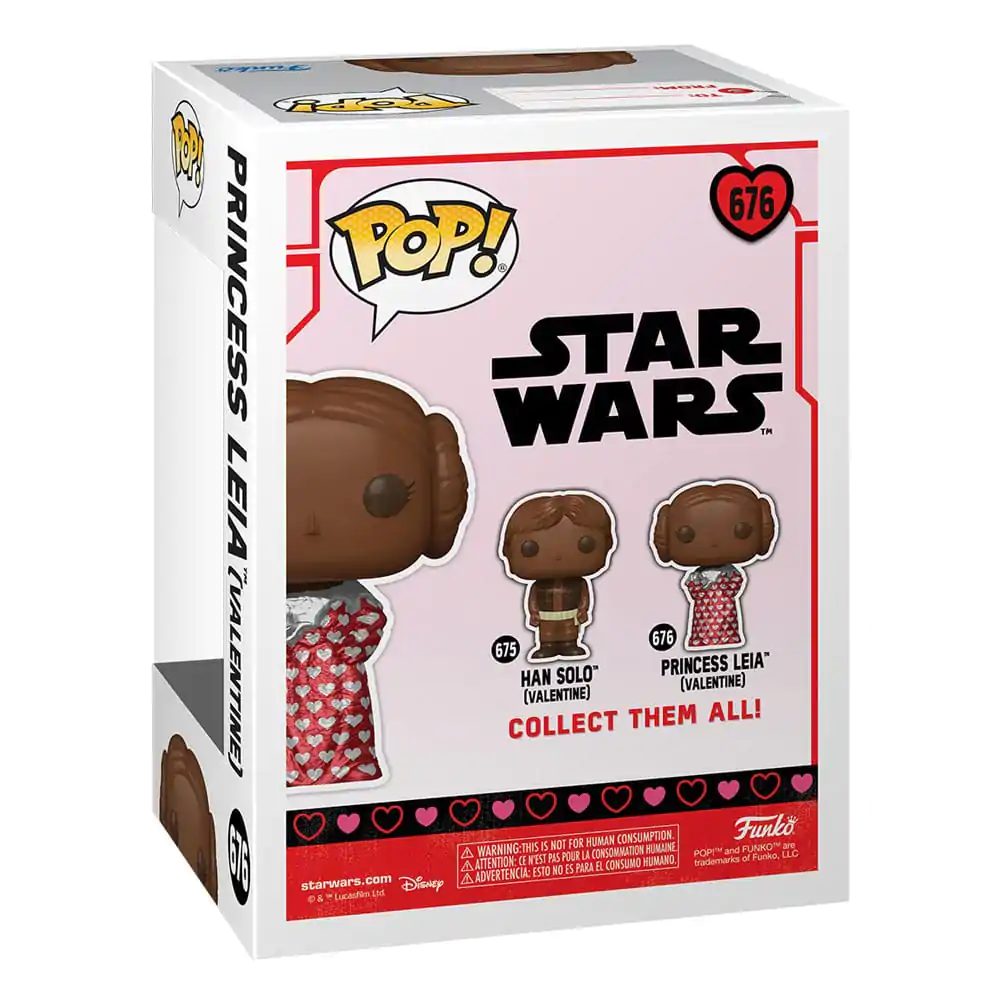 Star Wars Valentines POP! Vinyl Figure Leia (Val Choc) 9 cm product photo