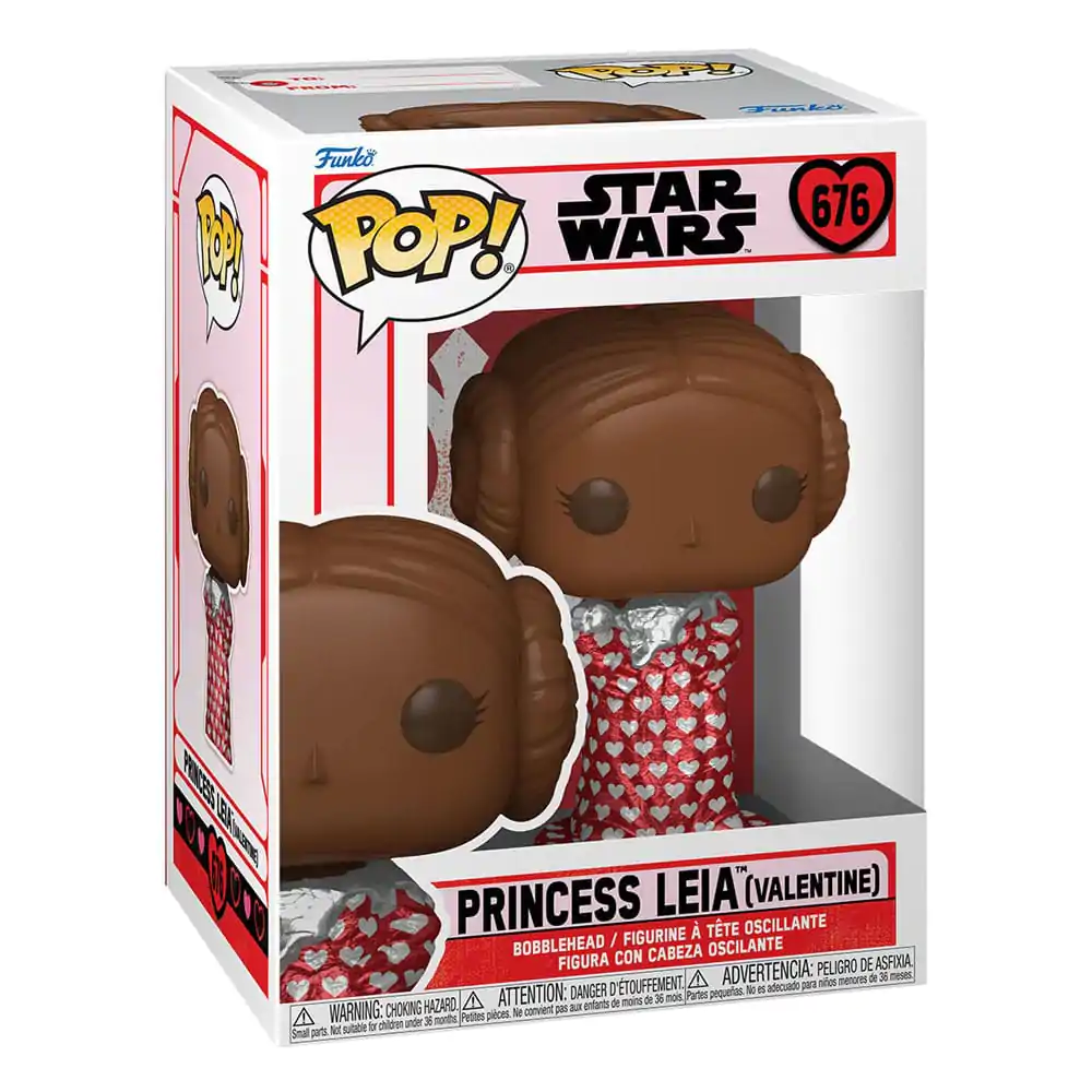 Star Wars Valentines POP! Vinyl Figure Leia (Val Choc) 9 cm product photo
