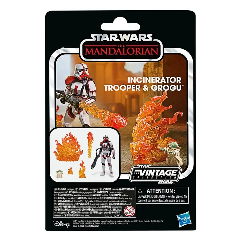 Star Wars: The Mandalorian Vintage Collection Action Figure 2022 Incinerator Trooper &amp; Grogu 10 cm product photo