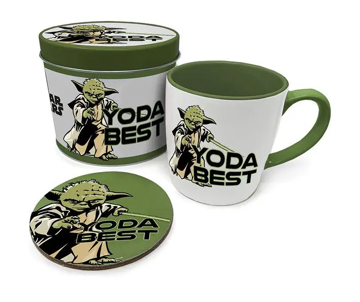 Star Wars Mug with Coaster Yoda Best product photo