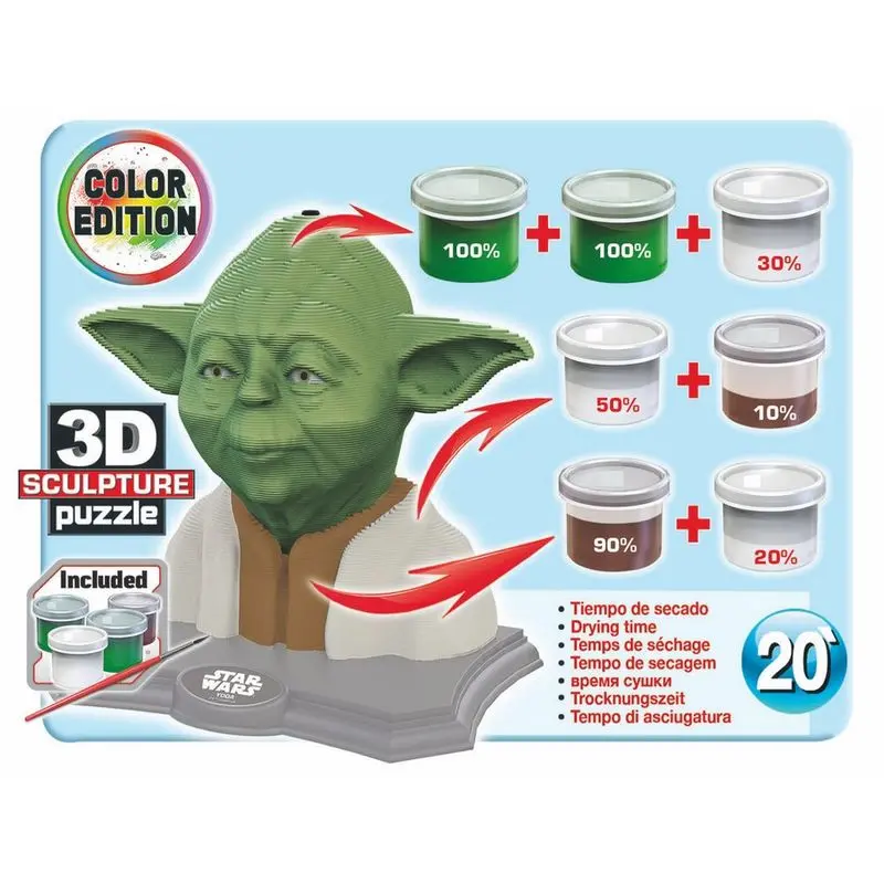 Star Wars Yoda Color Edition 3D puzzle product photo