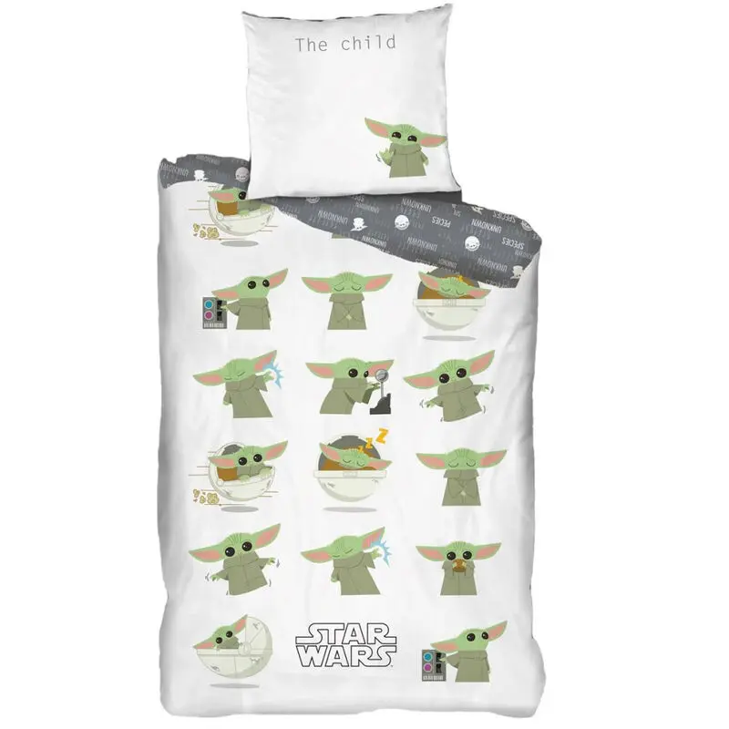 Star Wars Yoda The Child microfibre duvet cover bed 90cm product photo