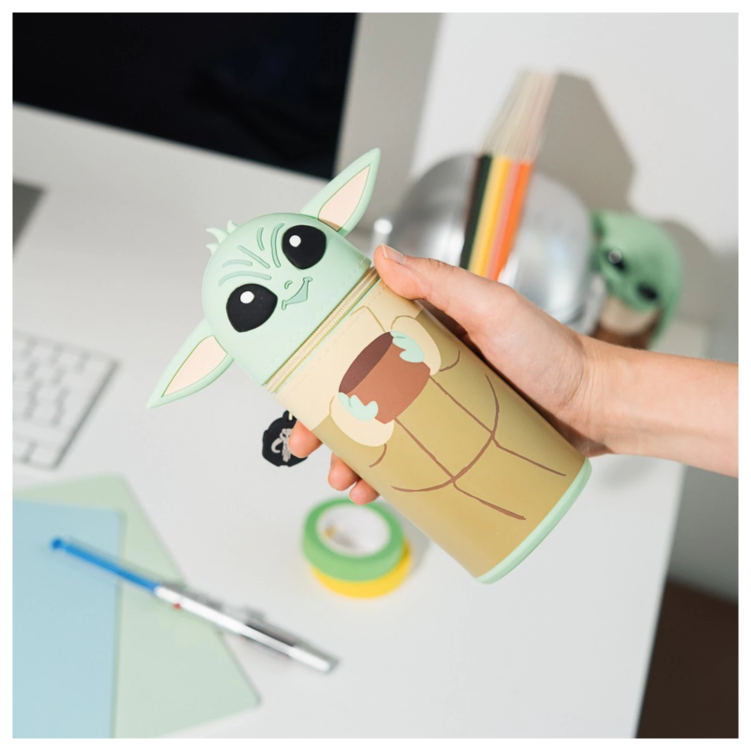 Star Wars Mandalorian Grogu 3D pencil case product photo