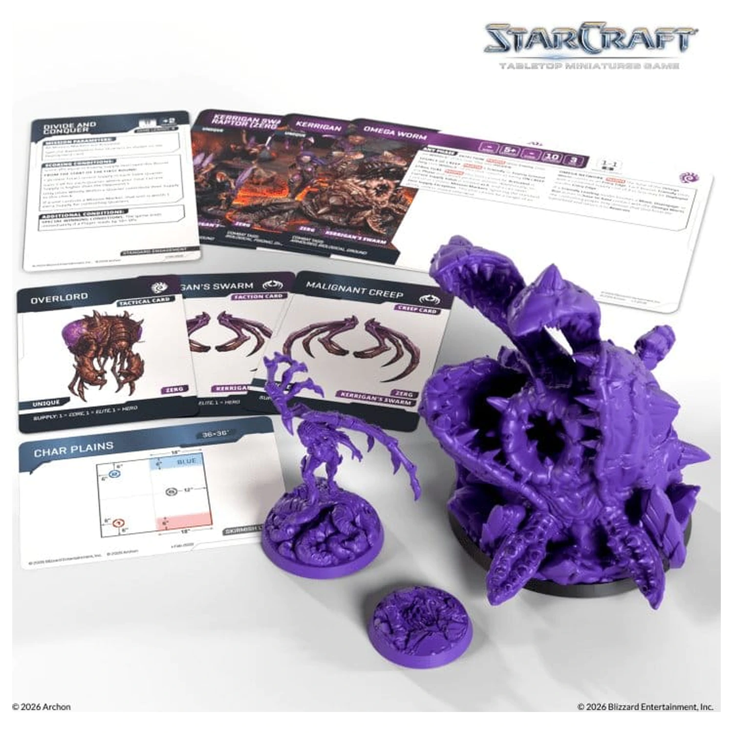 StarCraft TMG Hero Expansion Set Zerg: Kerrigan & Omega Worm product photo