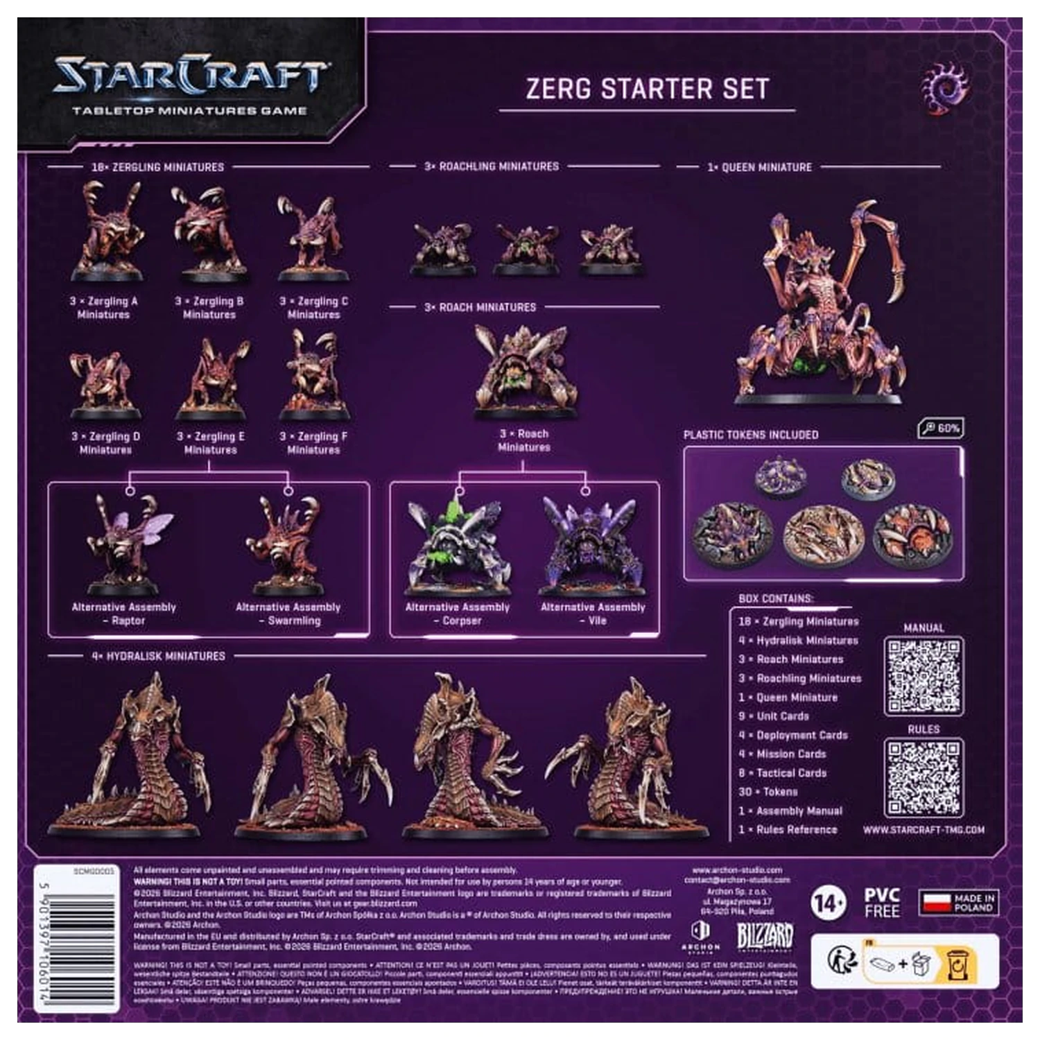 StarCraft TMG Starter Set Zerg product photo