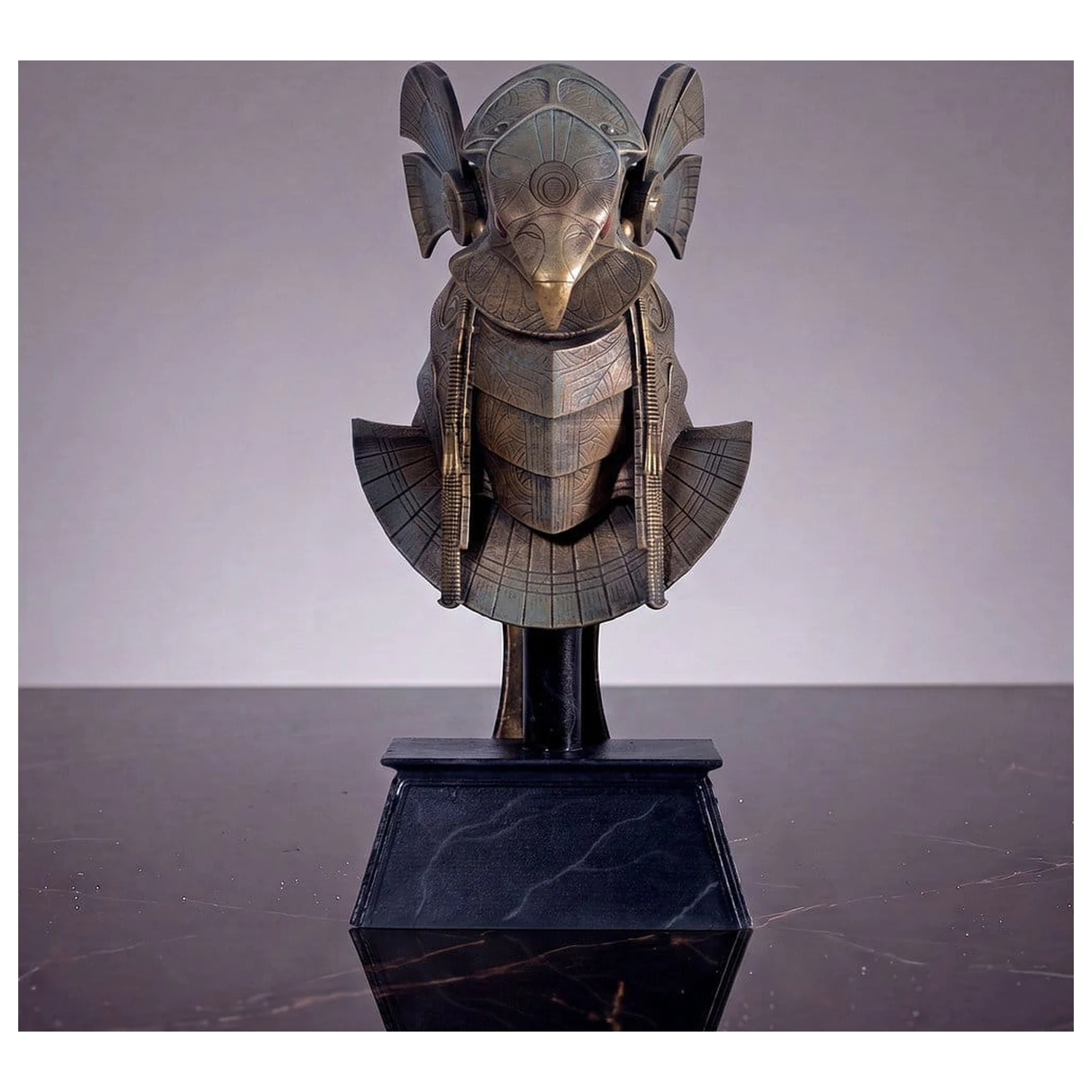 Stargate Desktop Replica Helmet Replica Horus Guard Helmet 15 cm product photo