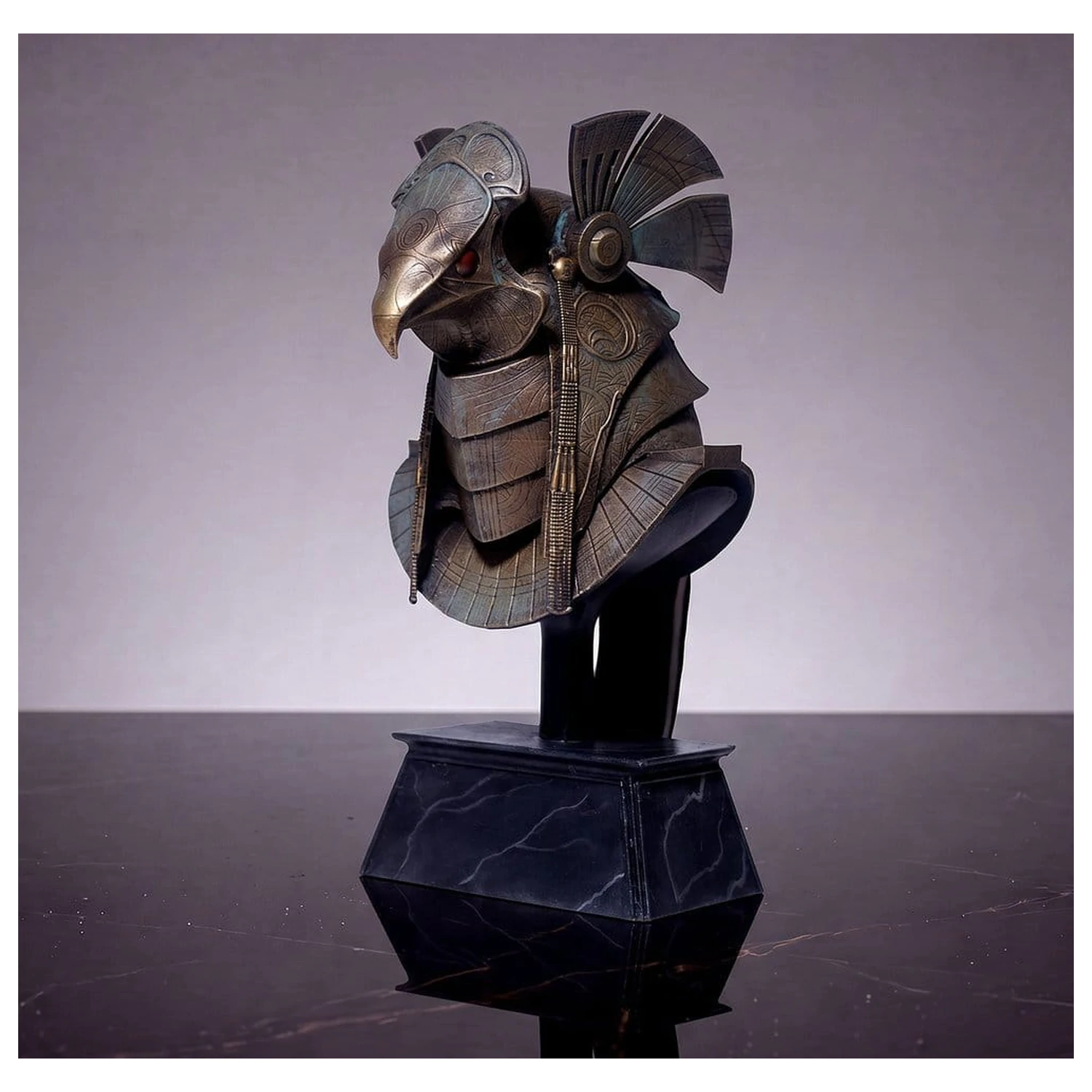 Stargate Desktop Replica Helmet Replica Horus Guard Helmet 15 cm product photo