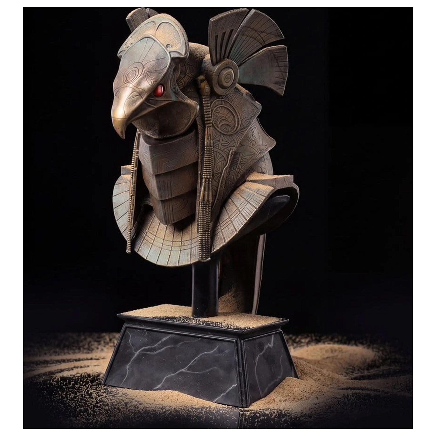 Stargate Desktop Replica Helmet Replica Horus Guard Helmet 15 cm product photo