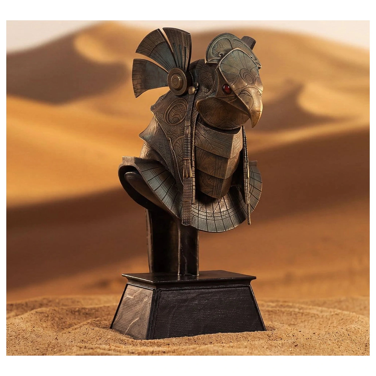 Stargate Desktop Replica Helmet Replica Horus Guard Helmet 15 cm product photo