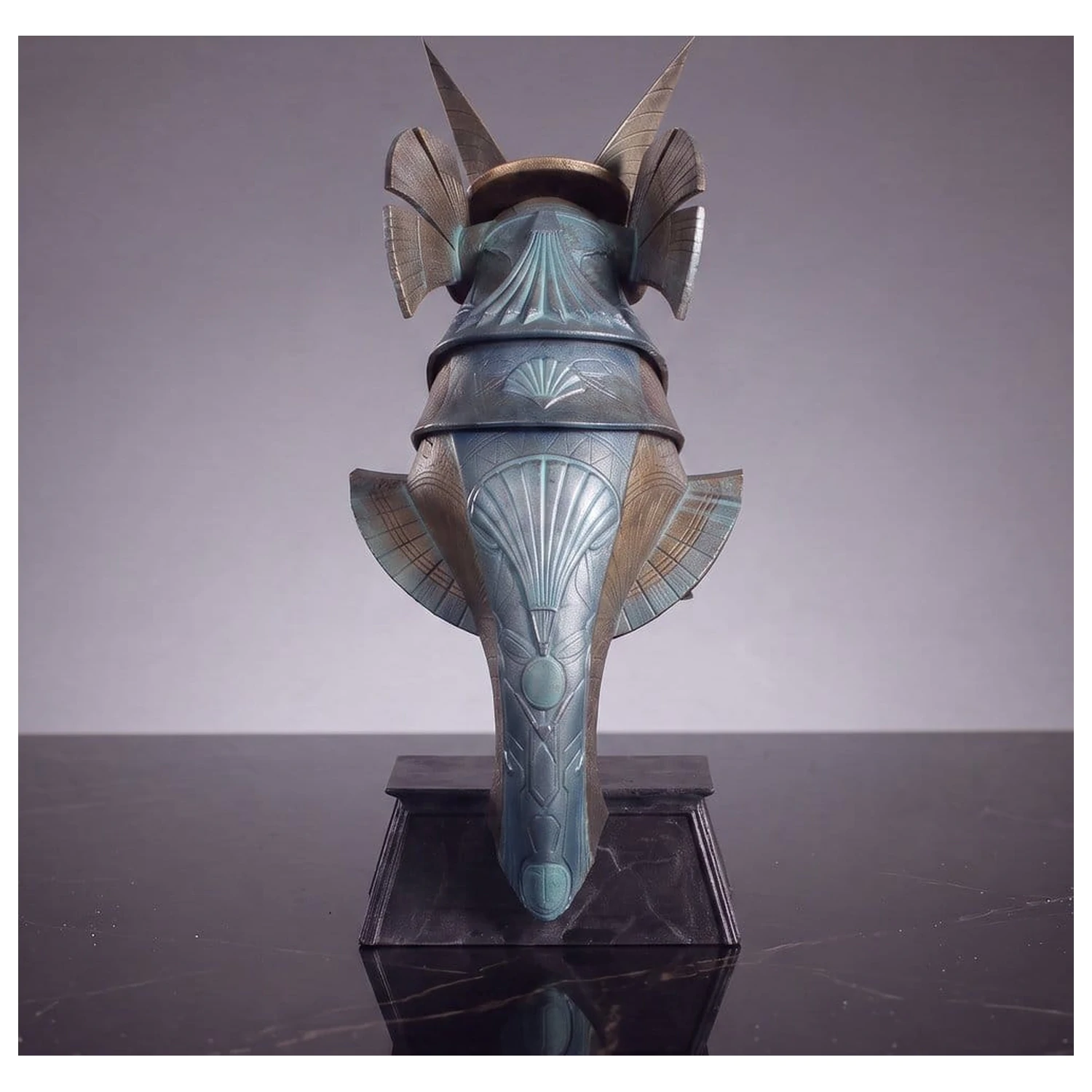 Stargate Desktop Replica Helmet Replica Jackal Guard Helmet Anubis 15 cm product photo