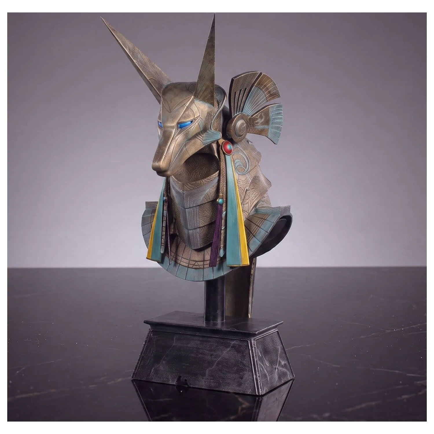 Stargate Desktop Replica Helmet Replica Jackal Guard Helmet Anubis 15 cm product photo