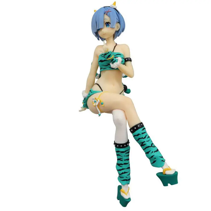 Re:Zero Noodle Stopper PVC Statue Rem Demon Costume Another Color Ver. 16 cm product photo