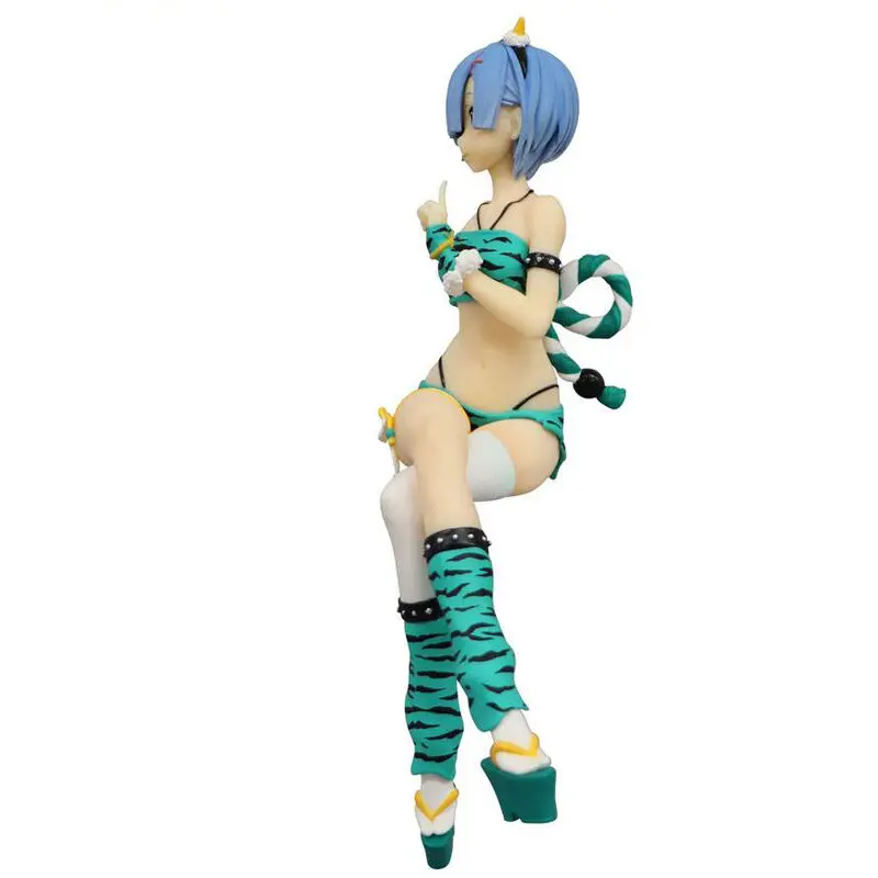 Re:Zero Noodle Stopper PVC Statue Rem Demon Costume Another Color Ver. 16 cm product photo