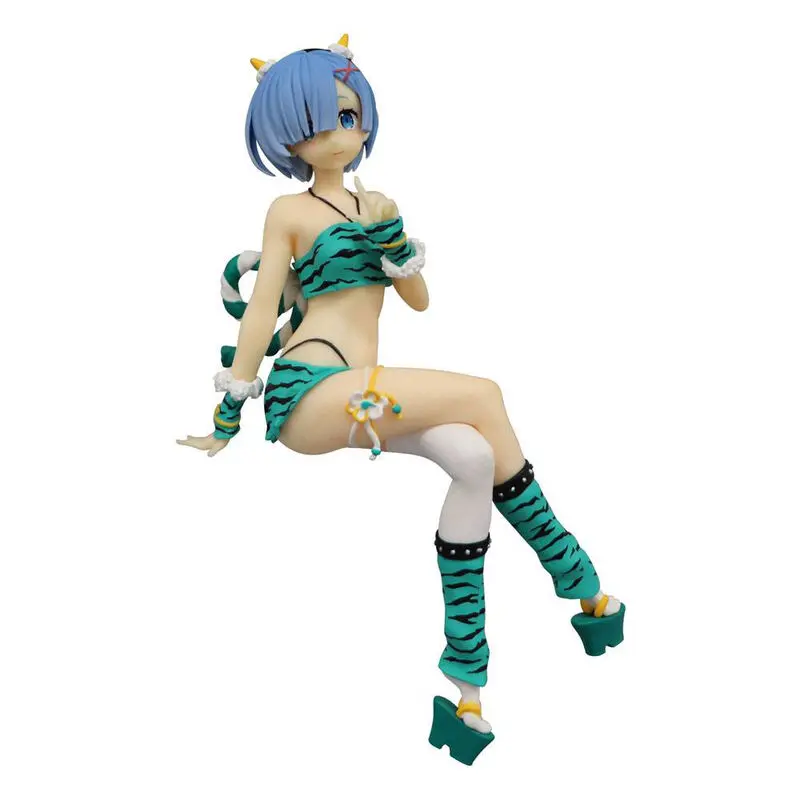 Re:Zero Noodle Stopper PVC Statue Rem Demon Costume Another Color Ver. 16 cm product photo