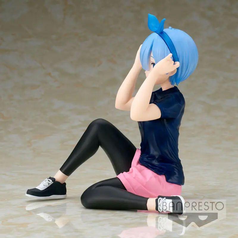 Starting Life in Another World Re:Zero Training Style Relax Rem figure 14cm product photo