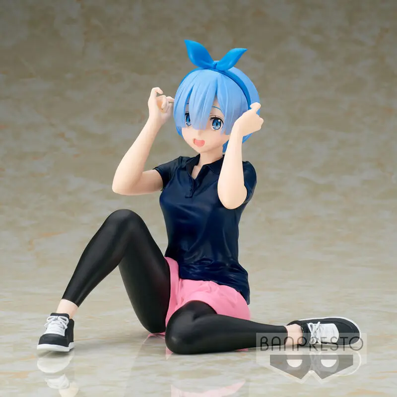 Starting Life in Another World Re:Zero Training Style Relax Rem figure 14cm product photo