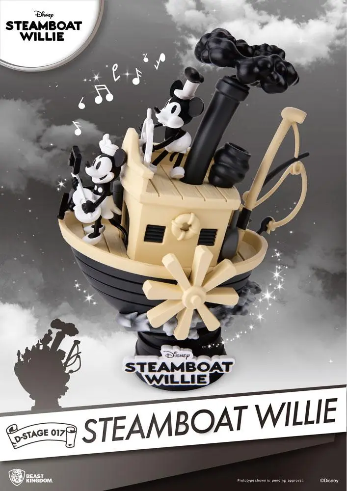 Steamboat Willie D-Stage PVC Diorama Mickey &amp; Minnie 15 cm product photo