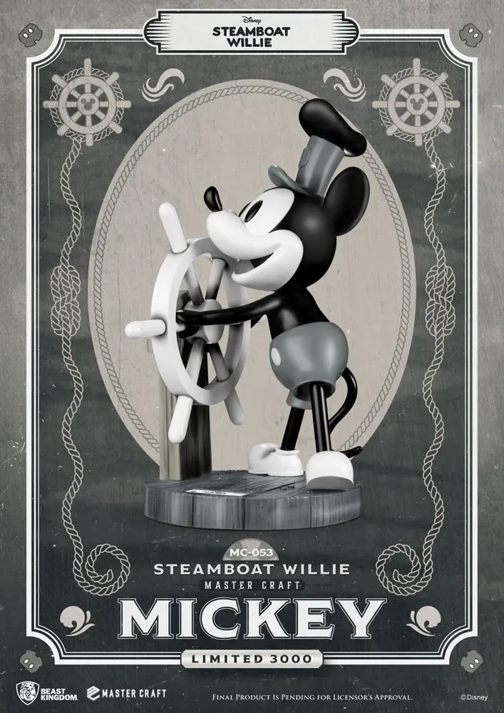 Steamboat Willie Master Craft Statue Mickey 46 cm product photo