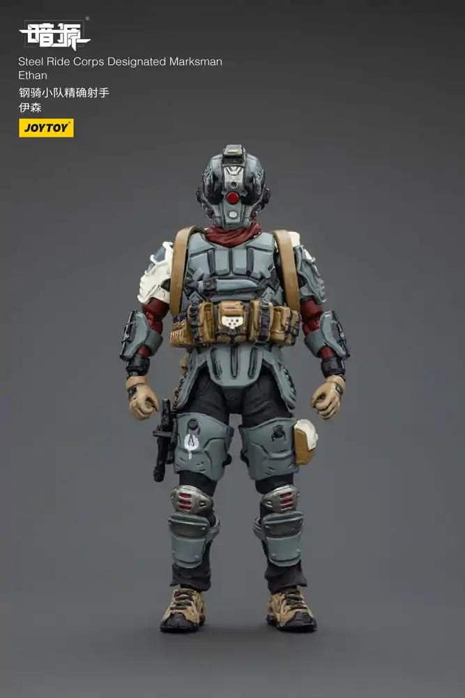 Steel Ride Corps Dark Source Action Figur Designated Marksman Ethan 7 cm product photo