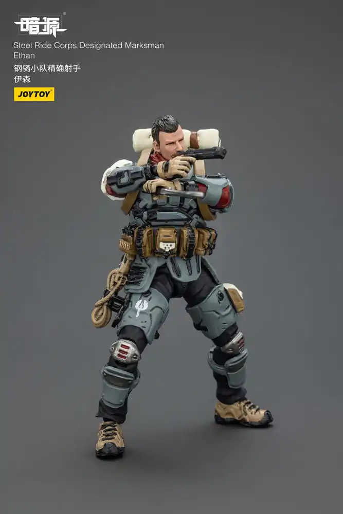 Steel Ride Corps Dark Source Action Figur Designated Marksman Ethan 7 cm product photo