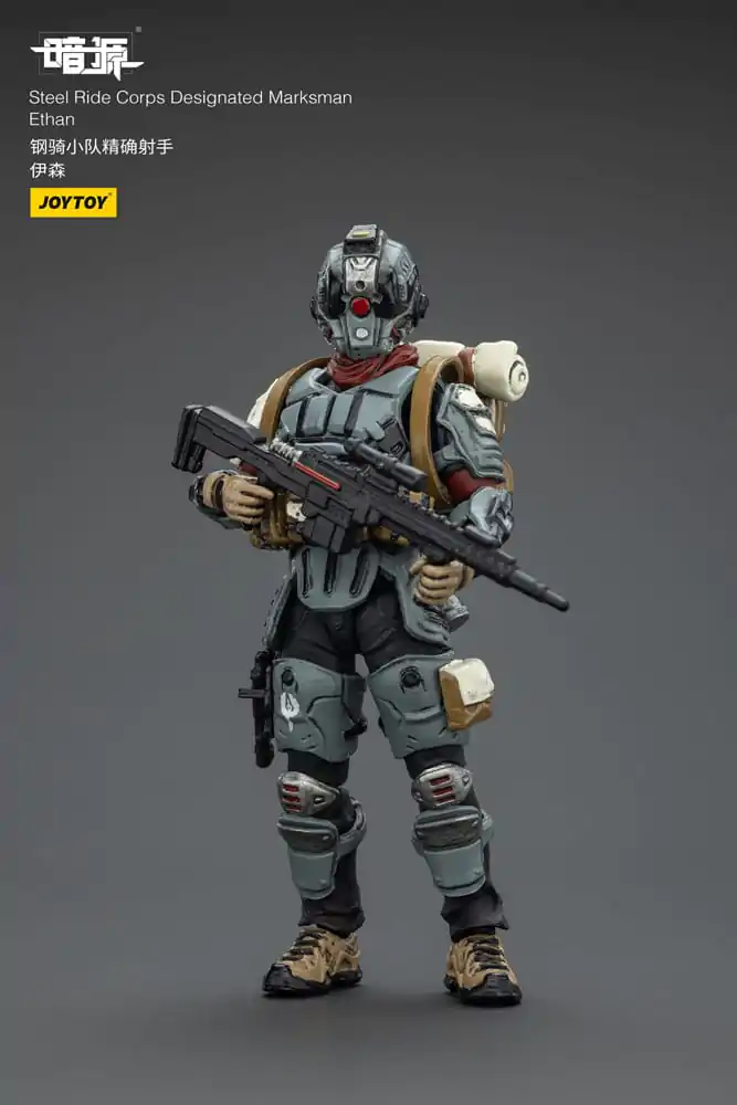 Steel Ride Corps Dark Source Action Figur Designated Marksman Ethan 7 cm product photo