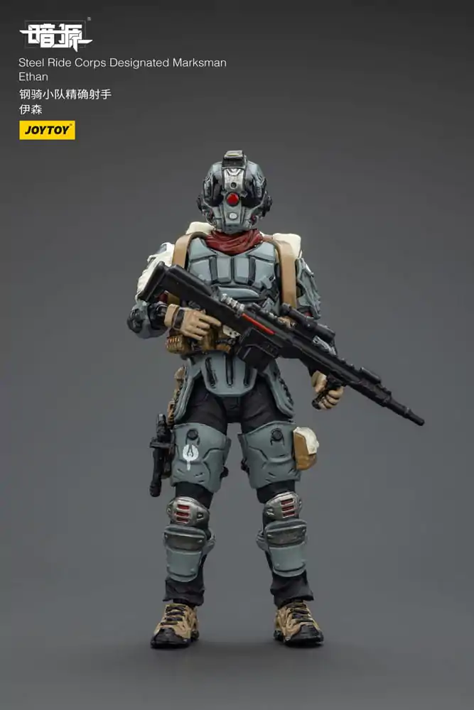 Steel Ride Corps Dark Source Action Figur Designated Marksman Ethan 7 cm product photo