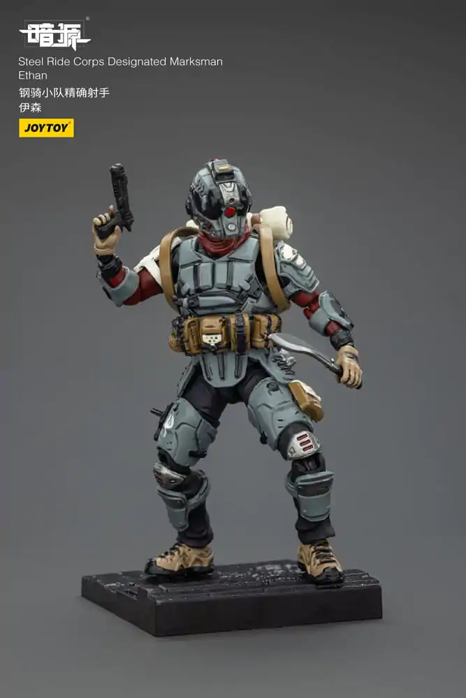 Steel Ride Corps Dark Source Action Figur Designated Marksman Ethan 7 cm product photo