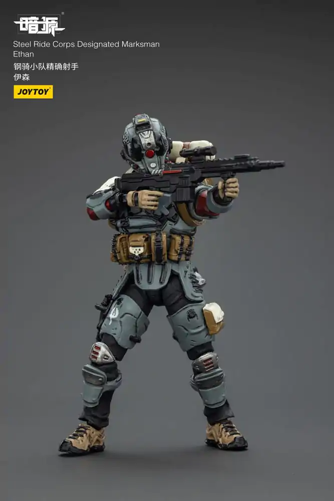 Steel Ride Corps Dark Source Action Figur Designated Marksman Ethan 7 cm product photo
