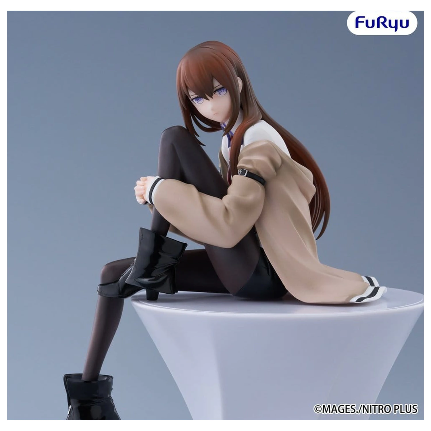 Steins Gate Noodle Stopper PVC Statue Kurisu Makise 14 cm       product photo