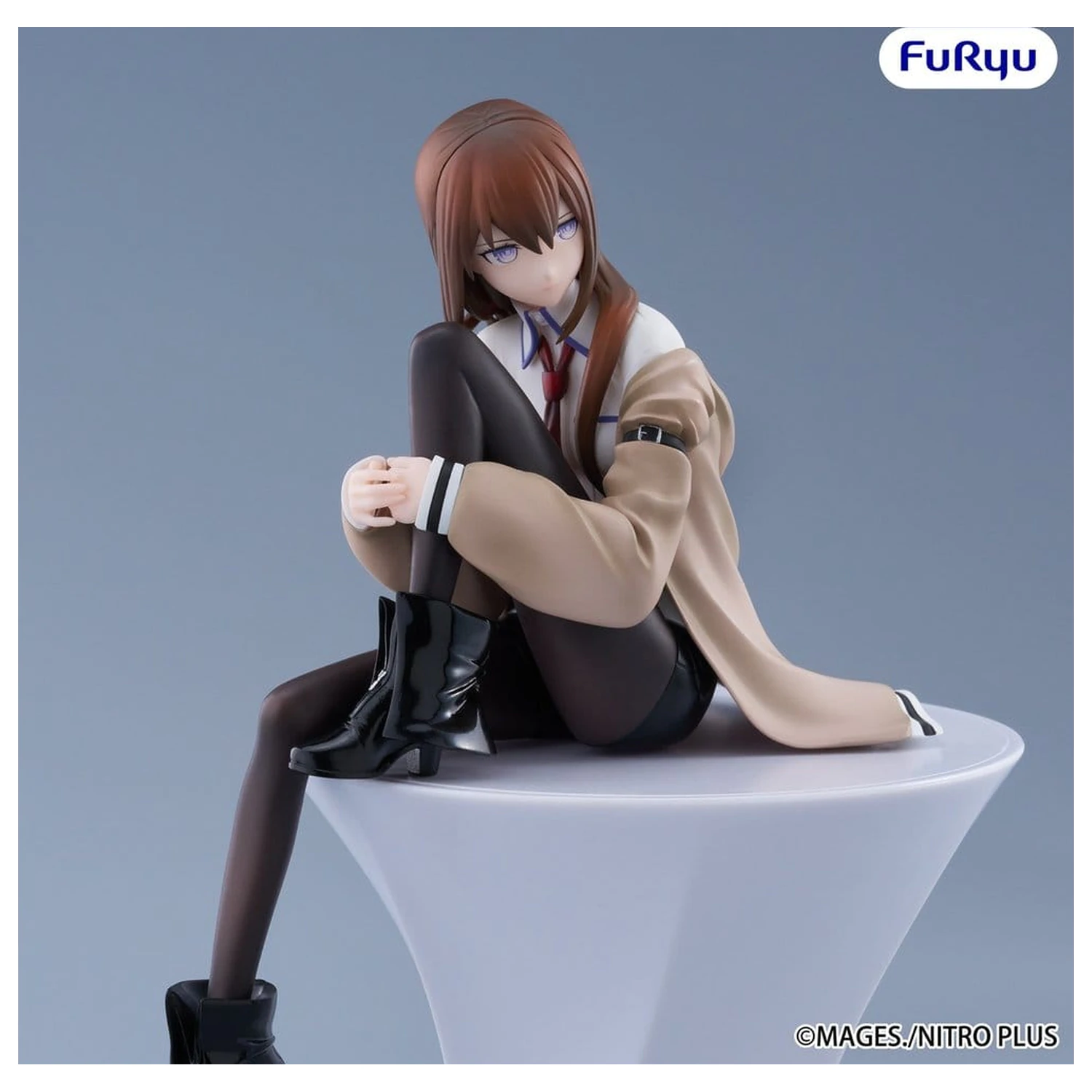 Steins Gate Noodle Stopper PVC Statue Kurisu Makise 14 cm       product photo