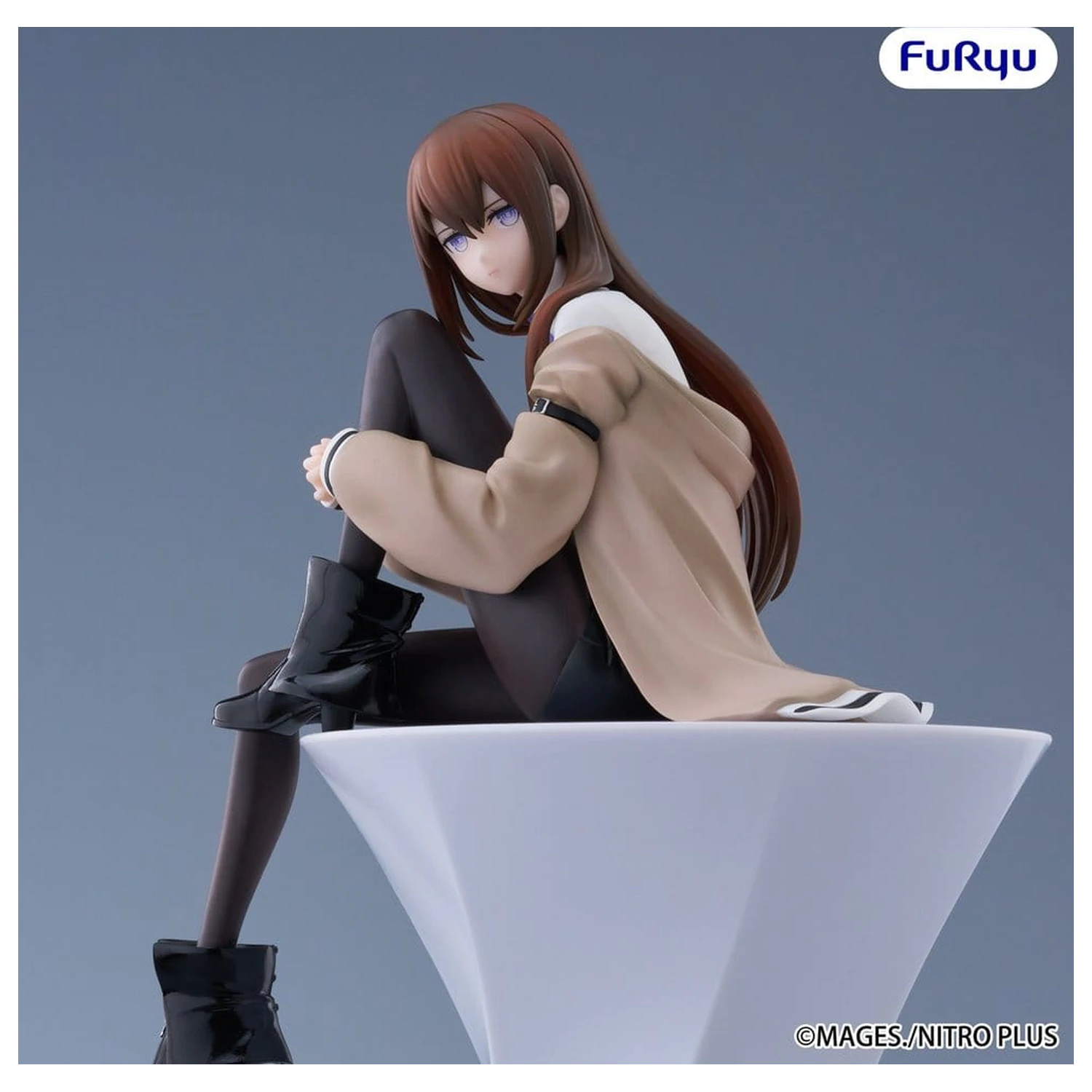 Steins Gate Noodle Stopper PVC Statue Kurisu Makise 14 cm       product photo