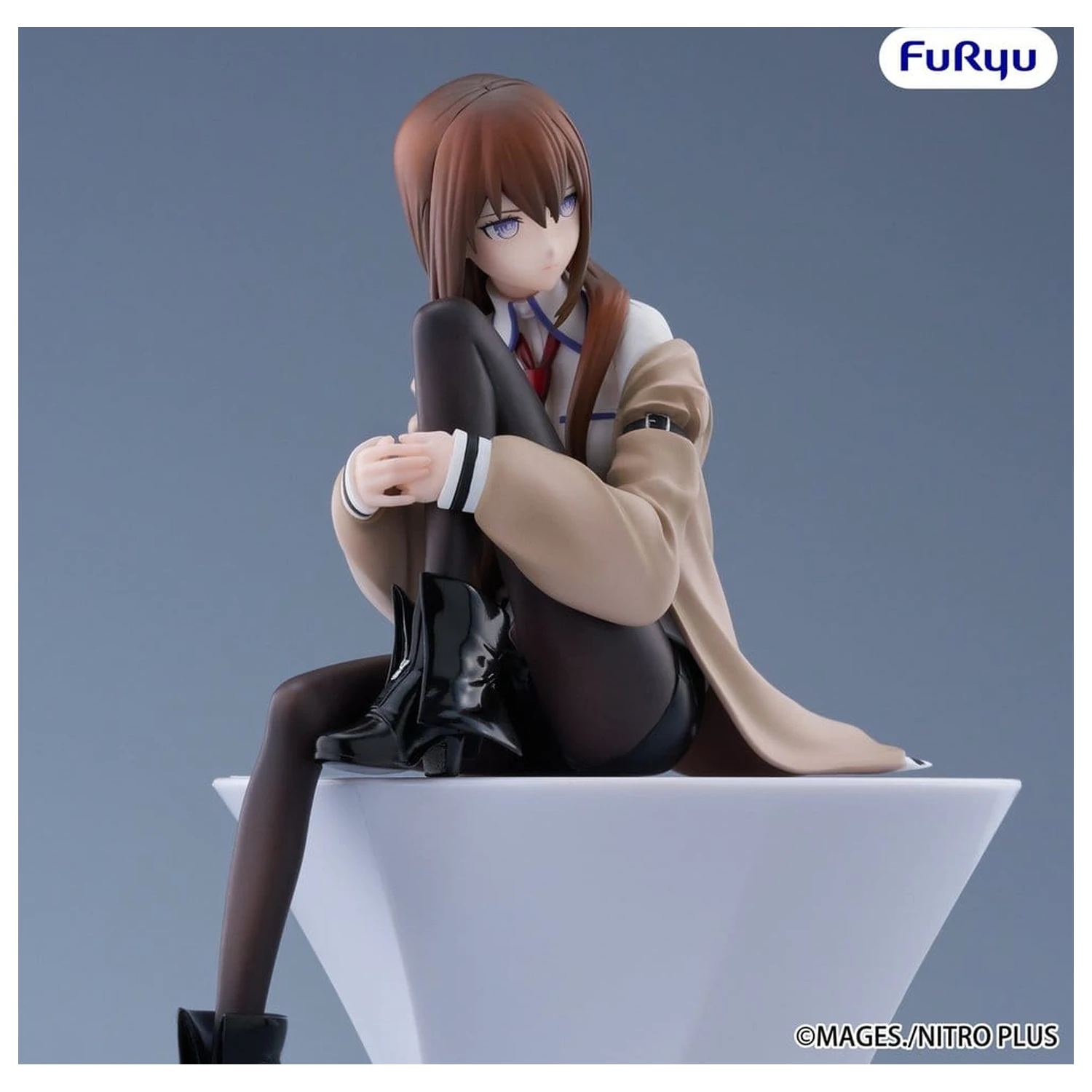 Steins Gate Noodle Stopper PVC Statue Kurisu Makise 14 cm       product photo