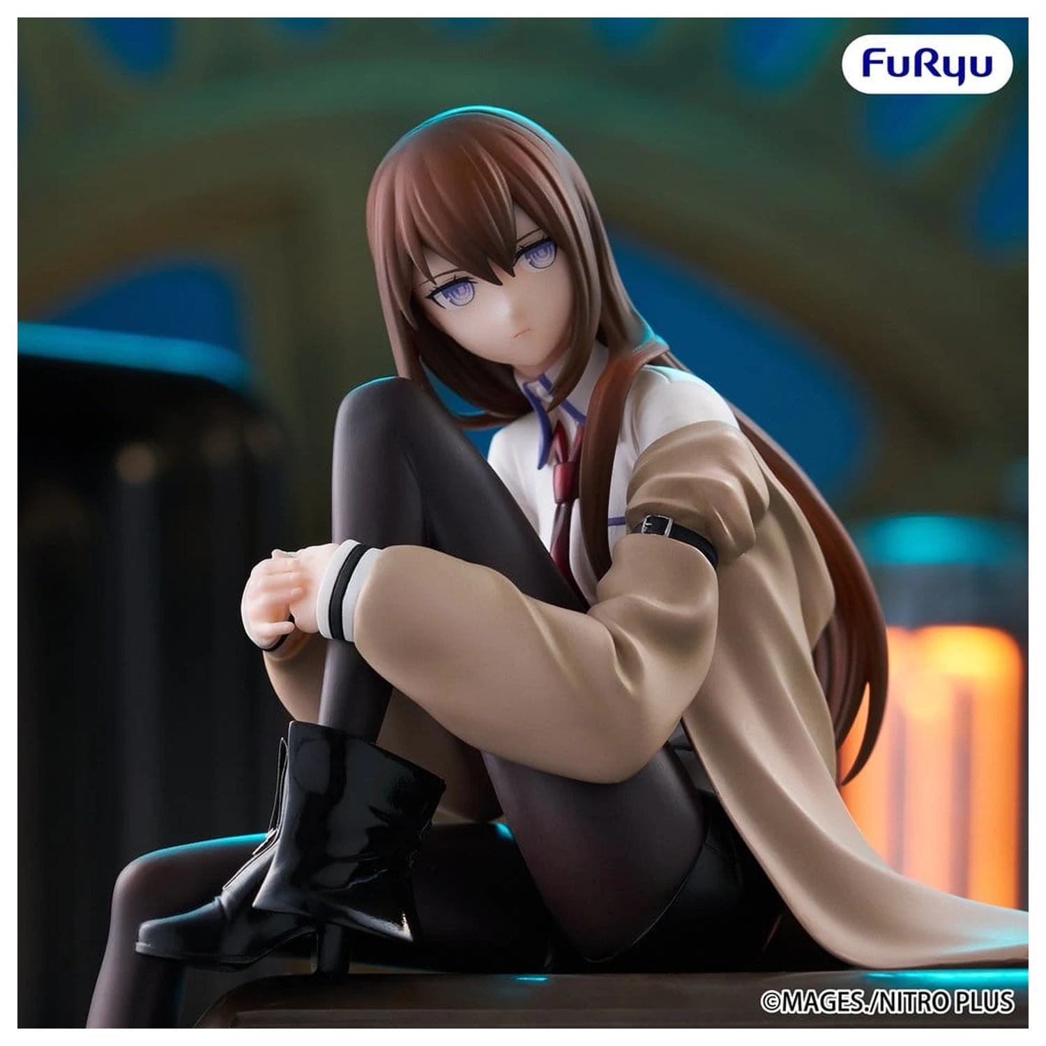 Steins Gate Noodle Stopper PVC Statue Kurisu Makise 14 cm       product photo