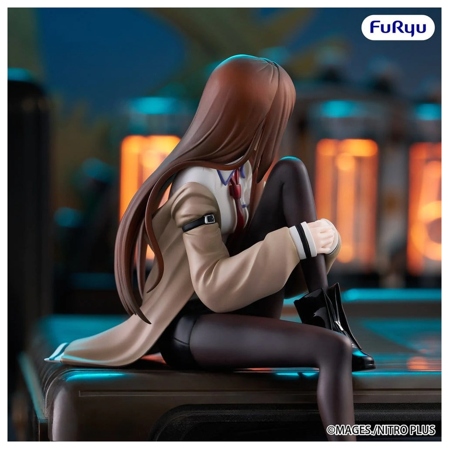 Steins Gate Noodle Stopper PVC Statue Kurisu Makise 14 cm       product photo