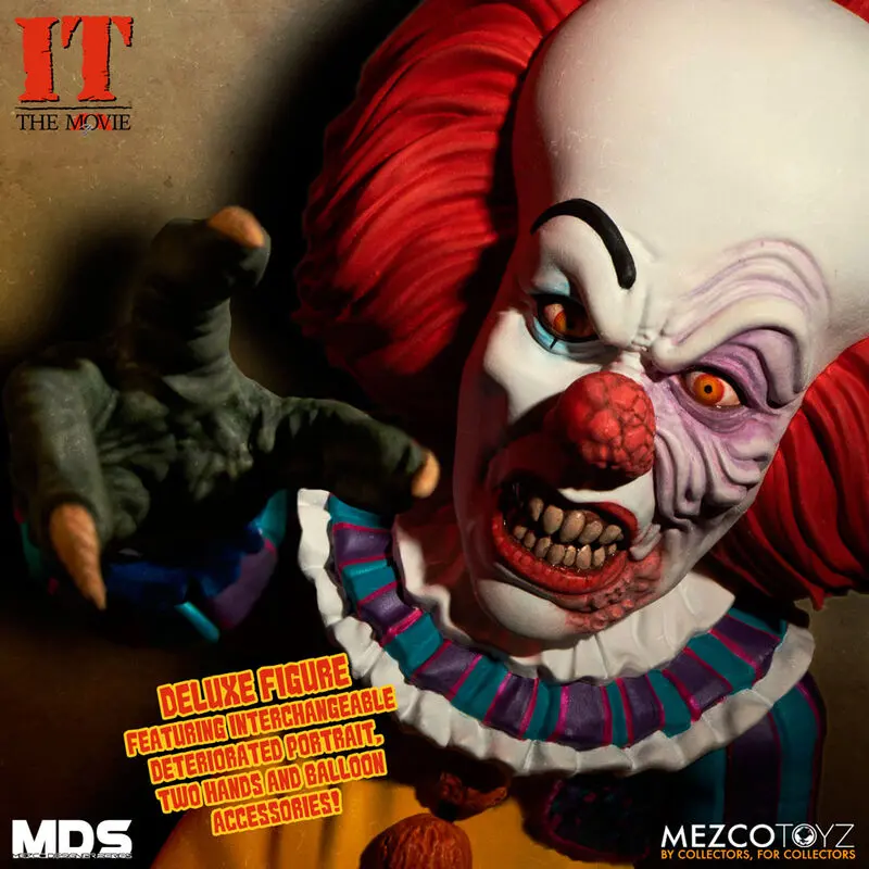 Stephen Kings It 1990 MDS Deluxe Action Figure Pennywise 15 cm product photo