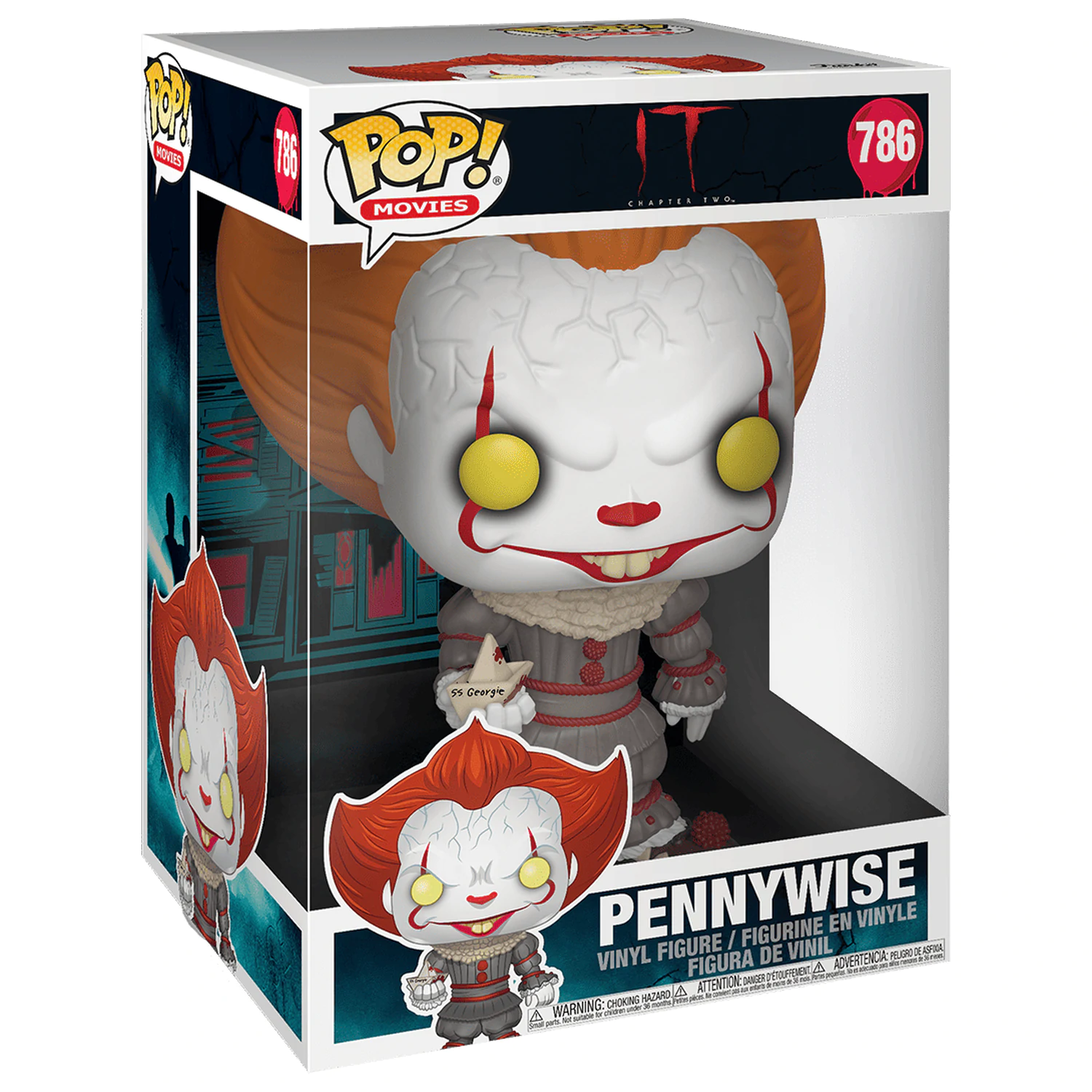 Stephen King's It 2 Super Sized POP! Vinyl Figure Pennywise w/ Boat 25 cm product photo