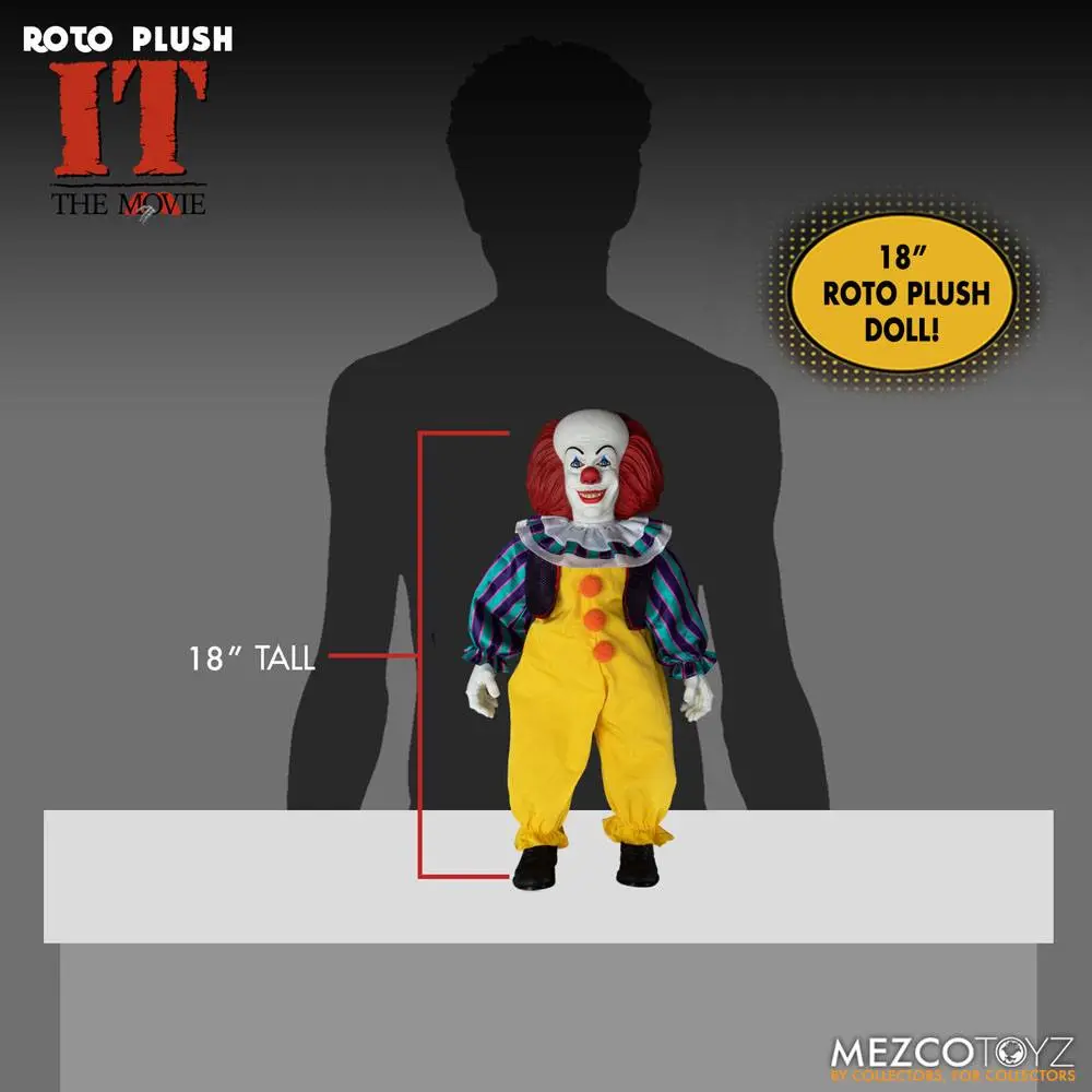 Stephen Kings It 1990 MDS Roto Plush Doll Pennywise 46 cm product photo