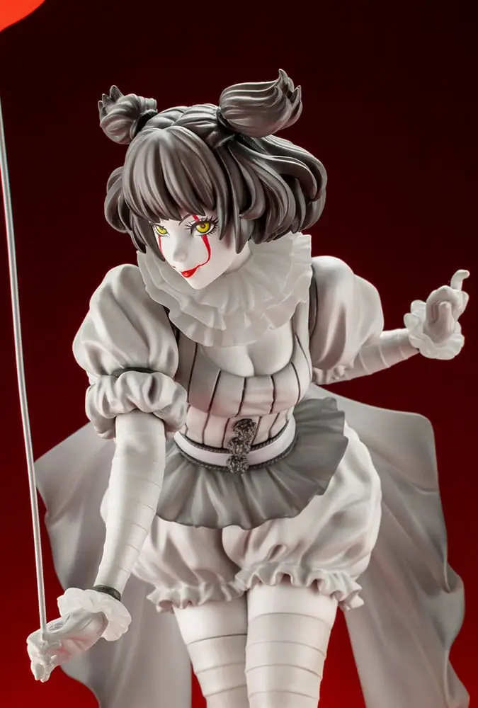 Stephen Kings It 2017 Bishoujo PVC Statue 1/7 Pennywise Monochrome 25 cm termékfotó